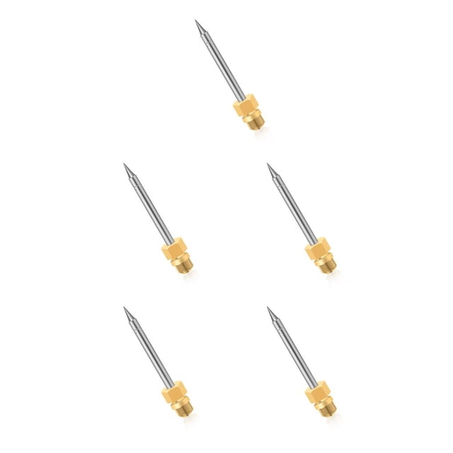 Kenally Soldering Iron Bit Copper Stainless Steel Head Waterproof Rustproof Iron Tip Reusable Horn Solder Welding for Handskit Type2 NO2