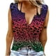 thumbnail image 1 of Blusa sin mangas con estampado de cuello en V informal para mujer a la moda, camisetas sin mangas de verano Fridja  gh5910, 1 of 5