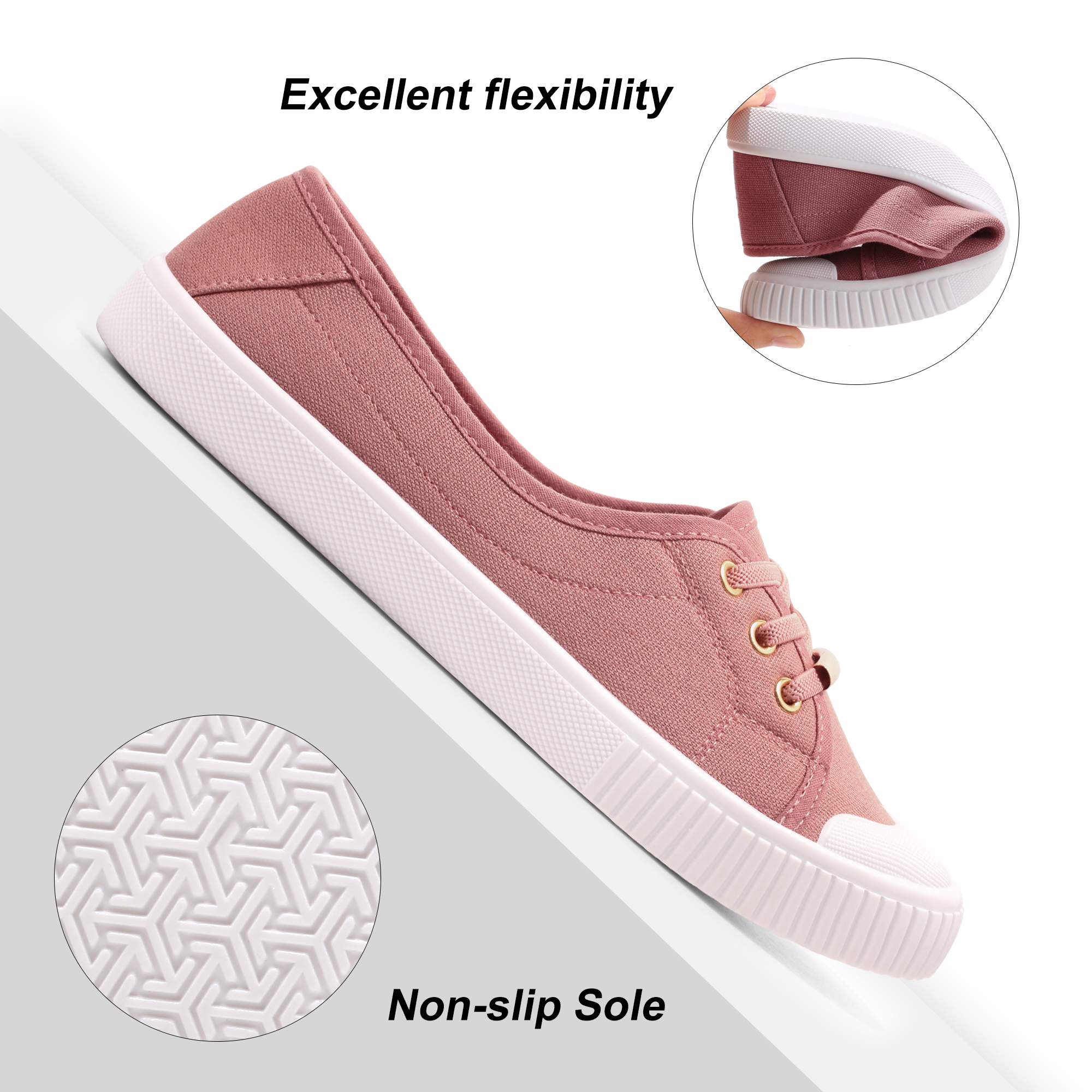 Harvest Land Women's Slip-On Canvas Shoes photo 3