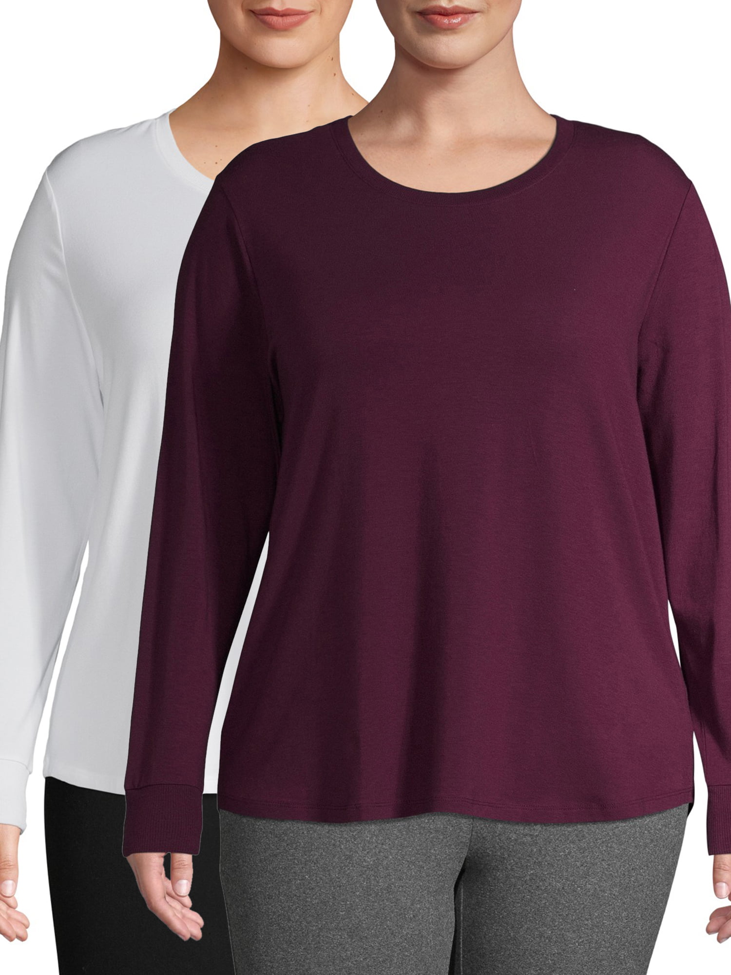 Essentials Women's Plus Size Long-Sleeve T-Shirt