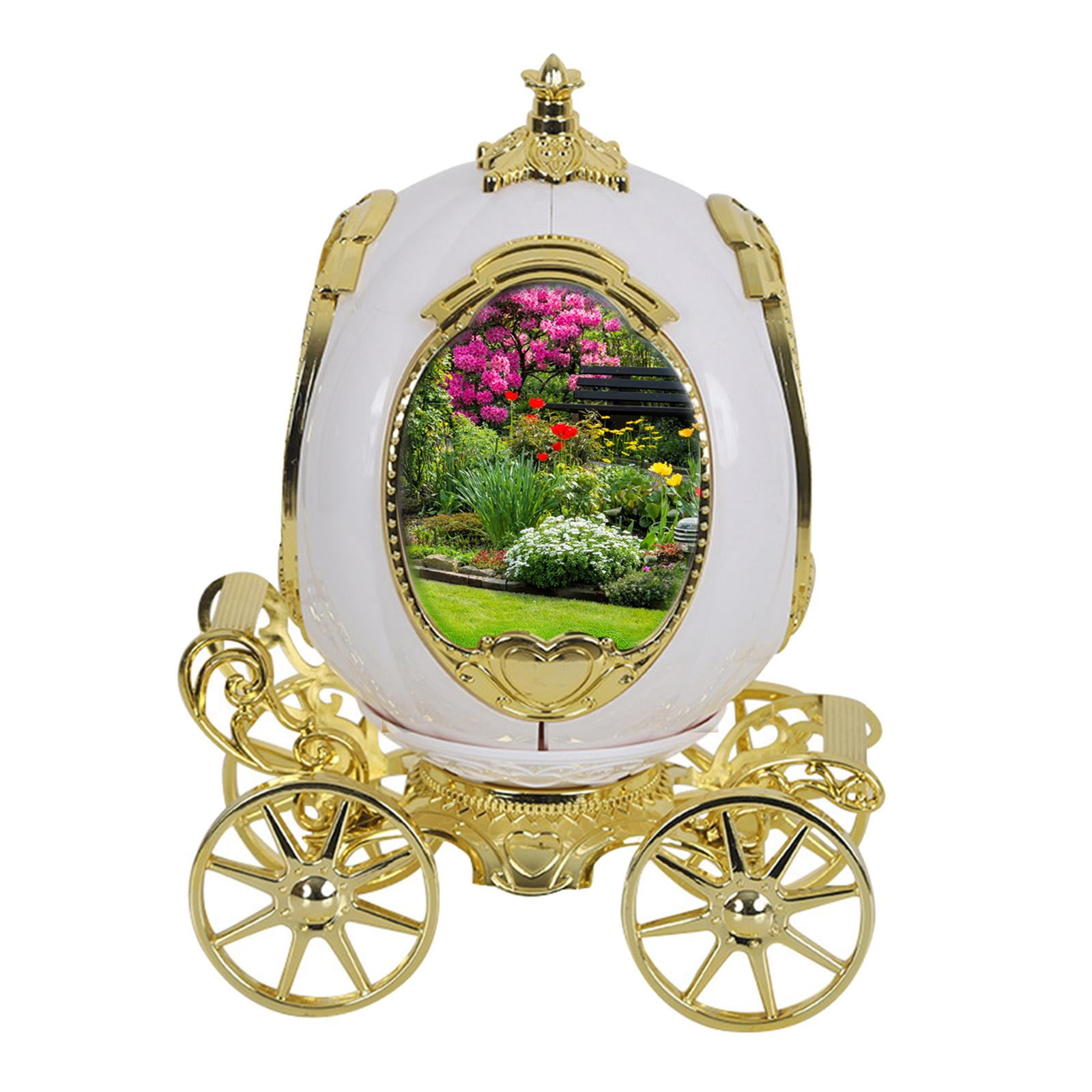 Photo Frame Music Box 4 Pictures Display for Home Office Decoration