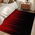 thumbnail image 4 of Red Black Ombre Area Rugs 4x6 ft Abstract Modern Lines Gradient Washable Rug Non Slip Indoor Carpet Absorbent Floor Mat for Living Room Bedroom Dining Room, 4 of 9