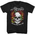 thumbnail image 1 of Poison Flame Skull With Snake Black Adult T-Shirt 2Xlt, 1 of 2