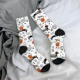 thumbnail image 5 of Rateoe Halloween Dachshund for Women Casual Calf Socks - Cute Crew Socks - Thin Soft Above Ankle Socks Size 5-11, 5 of 6
