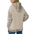 thumbnail image 4 of Innerwin Pull à Manches Longues pour Femmes, Sweat à Capuche en Polaire Imprimé Floral Décontracté Style-D m, 4 of 6