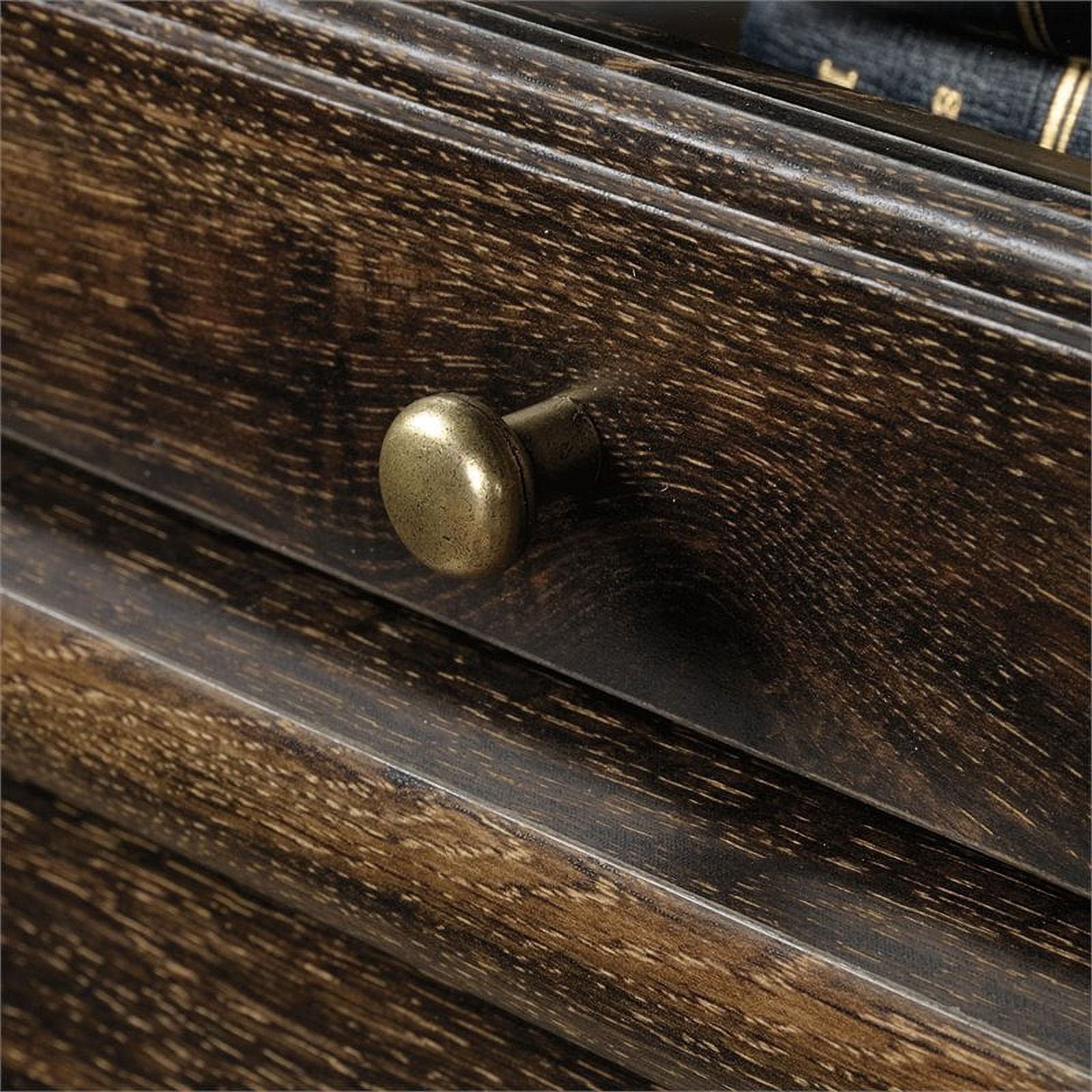 Sauder Barrister Lane 3-Shelf Bookcase, Iron Oak Finish