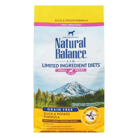 UPC: 0723633777780 | Natural Balance L.I.D. Limited Ingredient Diets Small Breed Bites Dry Dog Food  Duck & Potato Formula  4 Pounds