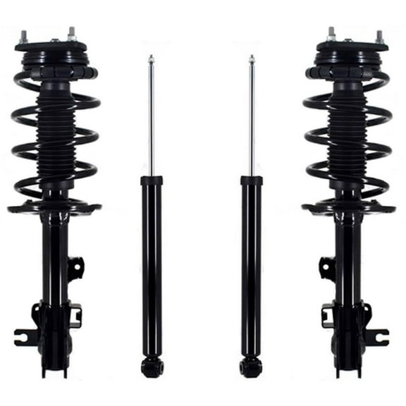 Geelife Front Complete Struts W/ Coil Spring & Rear Shocks For CX-9 Mazda CX-9 2019-2021