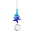 thumbnail image 3 of 5pcs Crystal Wind Chime Outdoor Light Catching Pendant Home Decor Hanging Ornaments, 3 of 9