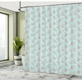 thumbnail image 5 of Ambesonne Garden Shower Curtain, Hand Sketch Wedding Romantic, 69"Wx75"L, Pale Blue Grey White, 5 of 5