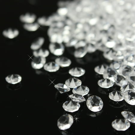 Wedding Table Confetti - 2000Pcs Diamond Table Confetti Wedding Crystal Scatter Decoration Acrylic Gem