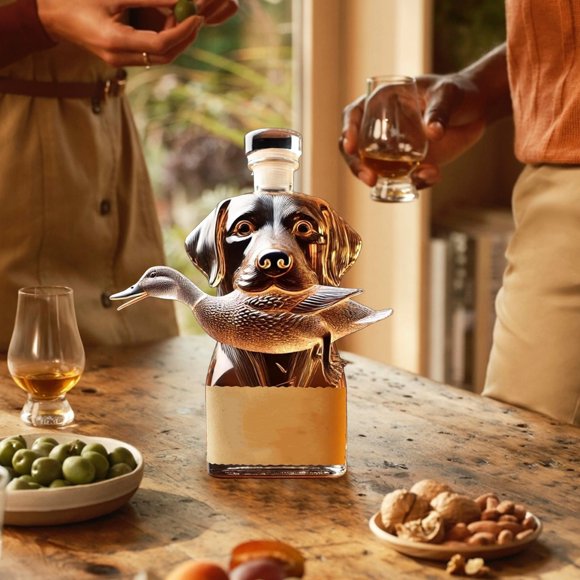 RKSTN Glass Bottles Owl Whiskey Bottle High Borosilicate Glass Liquor Bottle Animals Liquor Bottle News Liquor Bottle Kitchen Gadgets