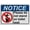 Warning Sign 2, variant on Weatherproof ANSI Restroom Etiquette Sign (Please do not stand on toilet seat) 8 in" x 12 in" UV Resistant Indoor Outdoor Workplace Insdustrial Caution Danger Warning Sign