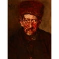 thumbnail image 3 of Max Liebermann 19x24 Black Modern Framed Museum Art Print Titled - Study; Bust of a Man (1875), 3 of 5