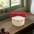 thumbnail image 4 of Sweet Bow Table Storage Basket Christmas Festival Gift Box Cover Dustproofes Storage Snack Storage Basket, 4 of 6