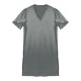 thumbnail image 5 of Manyakai Men's Short Sleeve Sleep Shirt V-Neck Nightgown Soft Loose Nightshirt Pajama Sleepwear Grey M, 5 of 7