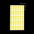 thumbnail image 2 of Small Arrow Sticker Label 1.2x0.5", 180 Pcs Adhesive Color Coding Decal, Yellow, 2 of 6