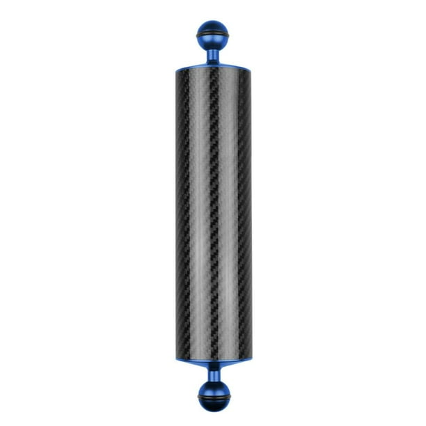 Luces subacuáticas de 12 '' Luz de buceo Barra flotante con flotante con bola doble de 1 '' para equipo de buceo con cámara subacuática - Colore Azul Macarena Brazo flotante bajo el agua