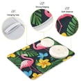 thumbnail image 3 of Yayeee Dish Drying Mat for Kitchen Counter 16"x18" Microfiber Absorbent Pad, Flamingo Floral Pattern, 3 of 7