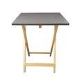 thumbnail image 3 of Mesa Plegable Rectangular Chocolate/Aile Hogare Mesa Plegable Rectangular, 3 of 5