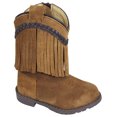 thumbnail image 1 of Bota de vaquero con cremallera lateral con flecos marrón Hopalong para niños - Talla EE. UU.: 7 Smoky Mountain Boots 3575T-7R, 1 of 1