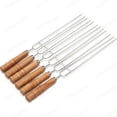 thumbnail image 1 of EQWLJWE Household Essentials Tools Home Improvement,6 Stainless Steel Bbq Skewers, 1 of 7
