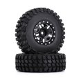 thumbnail image 1 of Neumáticos De Coche Rc 4 piezas de repuesto para llantas de rueda Beadlock para 1/24 RC Car Axial Deadbolt Sywqhk libre de BPA, 1 of 9