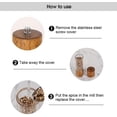 thumbnail image 4 of Acrylic Salt And Pepper Grinder Set, Manual Salt And Pepper Mills, 4 of 4