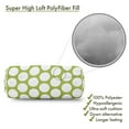 thumbnail image 5 of Majestic Home Goods Bolster Pillow Polka Dot (Large) Hot Green, 5 of 5