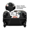 thumbnail image 4 of Balery Luggage Cover Hip Hop Dog Print Suitcase Covers for Luggage Elastic Washable Suitcase Protector Fits 18-32 Inch Luggage-X-Large, 4 of 9