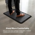 thumbnail image 3 of Vari Standing Mat 34x22 (VariDesk) - Anti Fatigue Non-Slip Mat for Standing Desk, Cushioned for Comfort, Indoor Floor Mat for Home, Office, or Kitchen - Black, 3 of 6