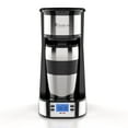 thumbnail image 1 of Single Serve Coffee Maker, Programable Single-Serve Brewers, Timer Auto Start/Off, 14 Oz Single Cup Coffee Machine For Ground Coffee, 700W Quick Brewing, Perfect Gifts for Coffee Lovers, 1 of 6