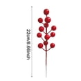 thumbnail image 3 of Clearance Under $1.49! Artificial Berry Branch Picks for Christmas Wreath Garland DIY Holiday Decor, 3 of 3