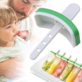 thumbnail image 5 of Watermelon Ice Popsicle Molds, Ongmies Ice Pop Plastic Molds, Watermelon Ice Mold, Reusable Diy Ice Maker for Freezer, Perfect for Yogurt, Juice & More, 5 of 9