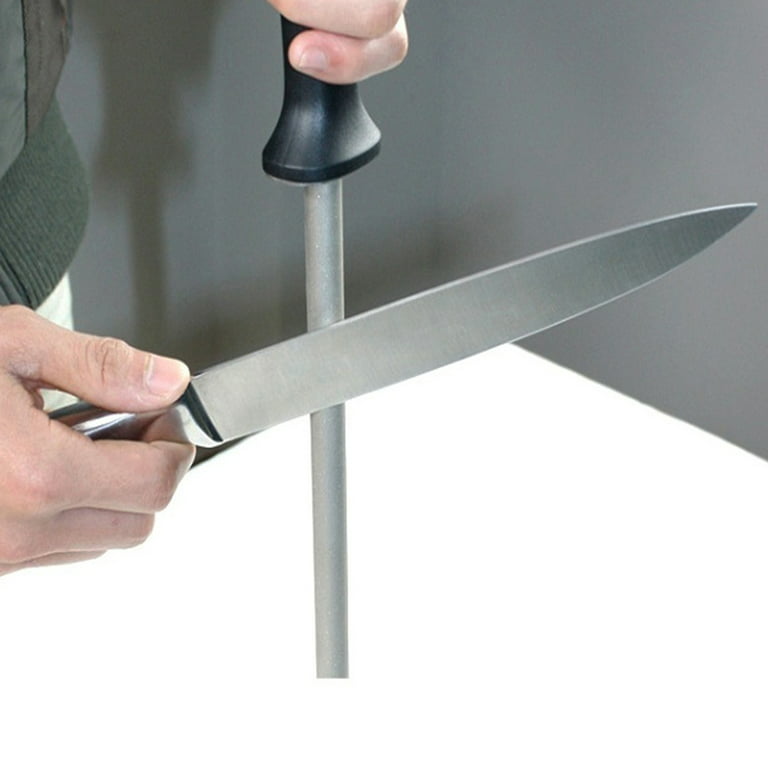 12 Diamond Knife Sharpener Rod, Professional Sharpening Steel for Master  Chef, Knife Sharpening Rod, Knife Honer Stick for Kitchen, Home, Diamond  Blade Sharpener