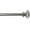 Pewter, variant on Urbanest Adjustable Single Curtain Rod Set Cassini Finials – 3/4 - Inch Diameter, With Renaissance Gold Rod, 28–48 Inches