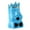 Blue, variant on deevoka Tissue Box Crown Shape Figurine Creative for Room Centerpiece Blue