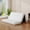 White, variant on 6 Inch Tri-Fold Memory Foam Mattress, Queen Size Foldable Mattress with Removable Washable Cover, Portable Floor Mattress for Guest, Camping, RV, Home Use