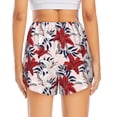 thumbnail image 4 of Goofa Lilies Flowers Printed Women 2 in 1 Running Shorts,Quick Dry Athletic Workout Shorts,High Waisted Athletic Shorts with Liner Pockets-X-Large, 4 of 9