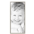 thumbnail image 2 of ArtToFrames 18" x 39" Silver Square with Beads Picture Frame, 18x39 inch Silver Wood Poster Frame (WOM-5286),  Pack, 2 of 8