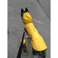 thumbnail image 1 of Zhuge Chubasquero impermeable para perros, ropa reflectante ligera para la lluvia para mascotas con capucha tipo poncho (XXL, amarillo), 1 of 4