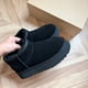 thumbnail image 2 of Botas de nieve de invierno de piel auténtica con suela gruesa y tacón bajo para mujer, 2 of 5