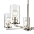 thumbnail image 6 of 2715-BN Millennium Lighting Verlana - 5 Light Chandelier-21.25 Inch Tall and 24 Inch Wide     -Traditional Installation, 6 of 8