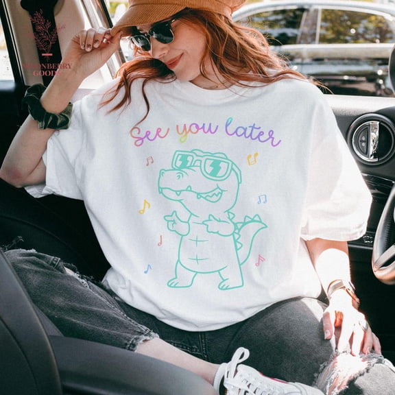 Last Day of School Teacher T-Shirt, See You Later Alligator Teacher T-Shirt, End of Year Teacher Shirt, Summer Teacher Gift Tee