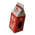 thumbnail image 4 of Cardboard Cat House Corrugated Paper Milk Box Shape Cat Scratching House Bed for Cats Kittens, 4 of 8