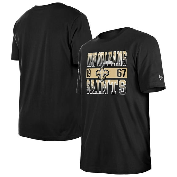 Men's New Era Black New Orleans Saints City Team T-Shirt