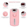 thumbnail image 2 of Kit Esmeril Para Uñas Profesional con Pulidor Rosa Lab.G  Esmeril para uñas, 2 of 4