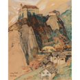 thumbnail image 3 of Leo Putz 20x24 Black Modern Framed Museum Art Print Titled - Tirol Castle (1936), 3 of 5
