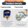 thumbnail image 4 of for Multiple Models Car Tailpipe Muffler Stainless Steel Tail Pipe Rear, 4 of 8