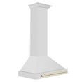 thumbnail image 5 of ZLINE 30 ZLINE Autograph Edition Stainless Steel Range Hood with Stainless Steel Shell and Champagne Bronze Handle (KB4SNZ-30-CB, 5 of 5